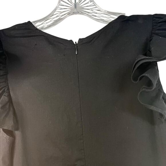 Pomander Place by Tuckernuck Black Corrine Flutter Sleeve Cotton Dress | Small - Picture 10 of 10
